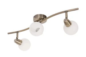 DAVID-3 antyk lampa sufitowa spot klosz szklany klasyk hit sprzedaży 3xE14