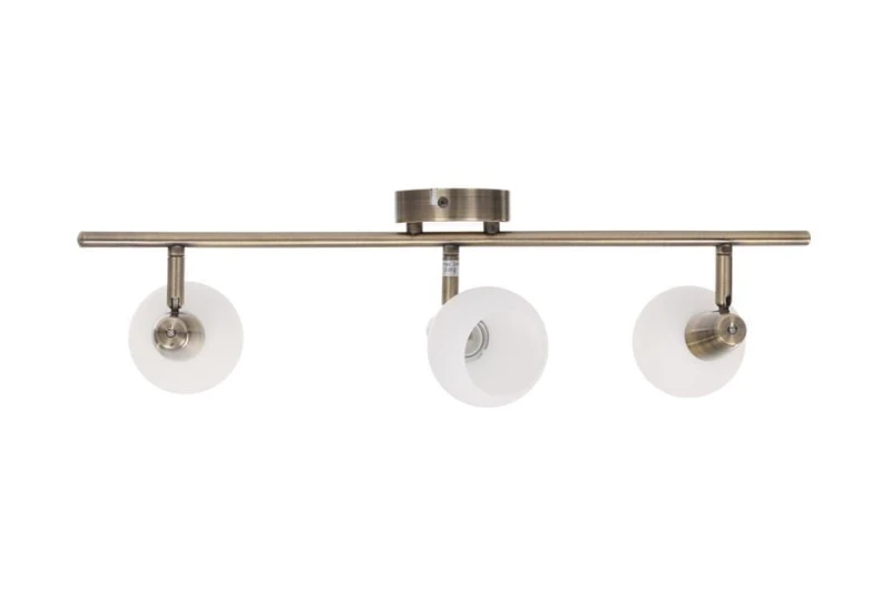 DAVID-3 antyczny mosiądz lampa sufitowa spot E14