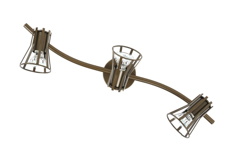 ALVARO-3 khaki lampa sufitowa spot