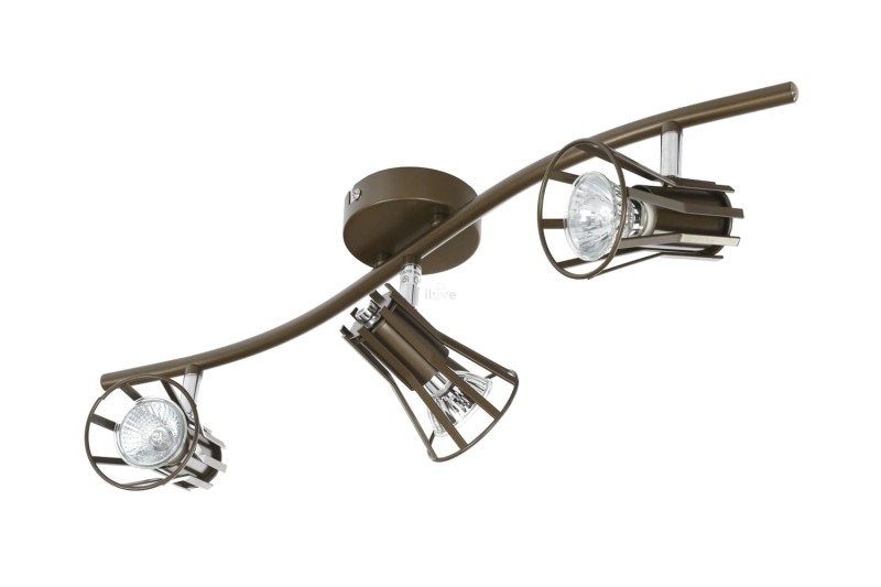 ALVARO-3 khaki lampa sufitowa spot