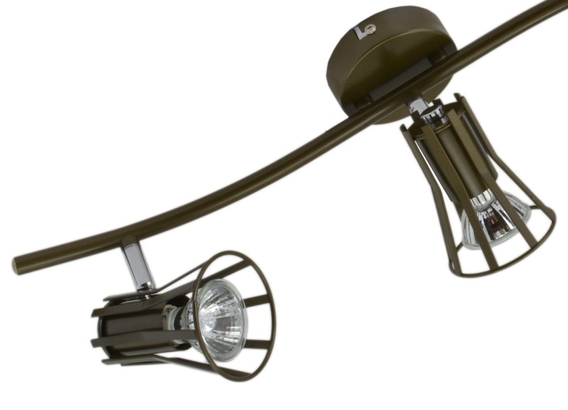 ALVARO-3 khaki lampa sufitowa spot