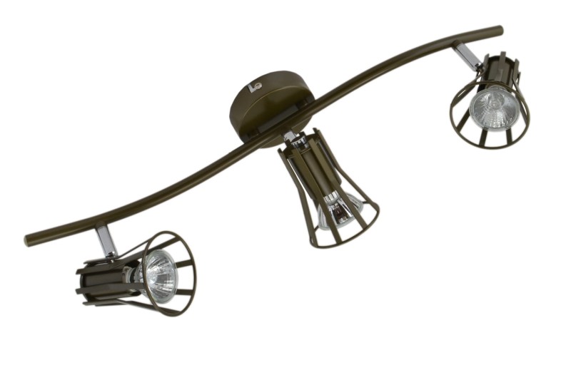ALVARO-3 khaki lampa sufitowa spot