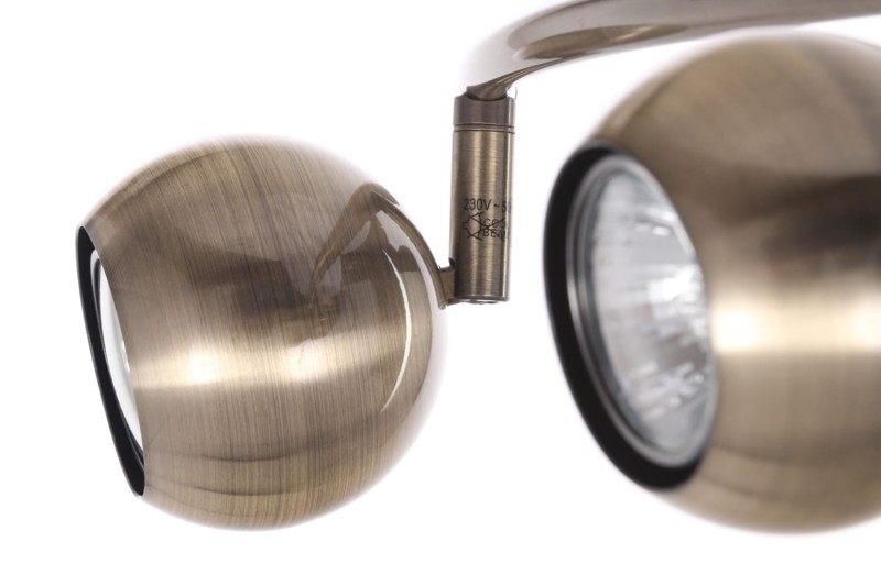 ALMA-4 antyczny mosiądz lampa sufitowa spot