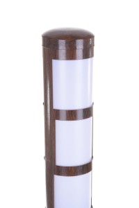 WAJANA-650 wood painting lampa ogrodowa stojąca alejka podjazd słupek 65cm IP44 