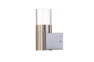 REGAN-K1 inox lampa ścienna ogrodowa kinkiet stal szlachetna + akryl 1,2W IP44 