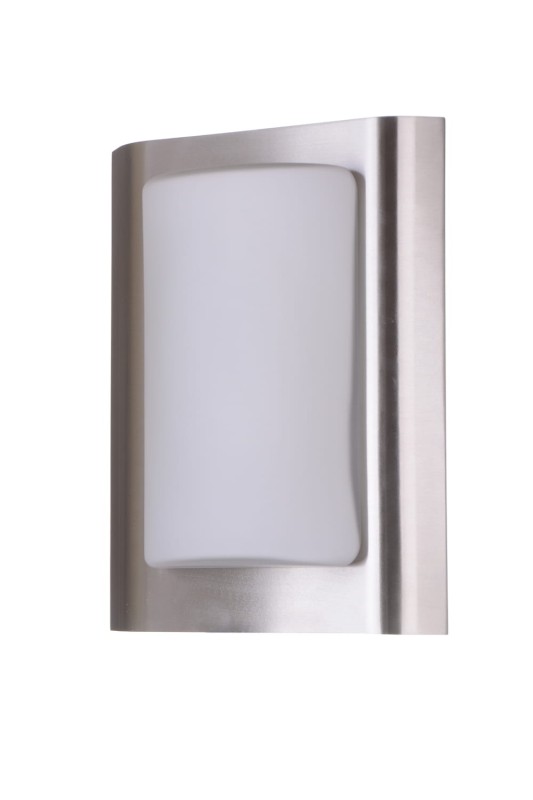 ODETA inox lampa plafon szyld klosz szkło IP44