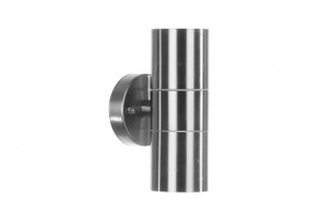 MARKUS-K2 inox lampa ogrodowa zewnętrzna ścienna kinkiet stal szlachetna 15cm 2xGU10 IP44 hurt