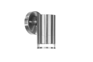 ISABELL-K1 inox lampa ogrodowa zewnętrzna ścienna kinkiet stal szlachetna + szkło 1xGU10 IP44 hurt