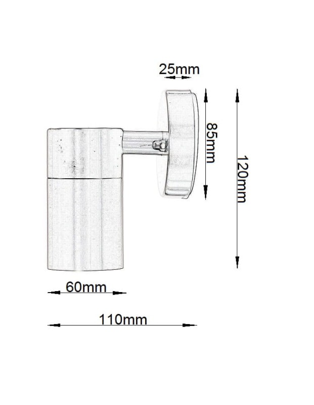 IRMA-I inox lampa ogrodowa