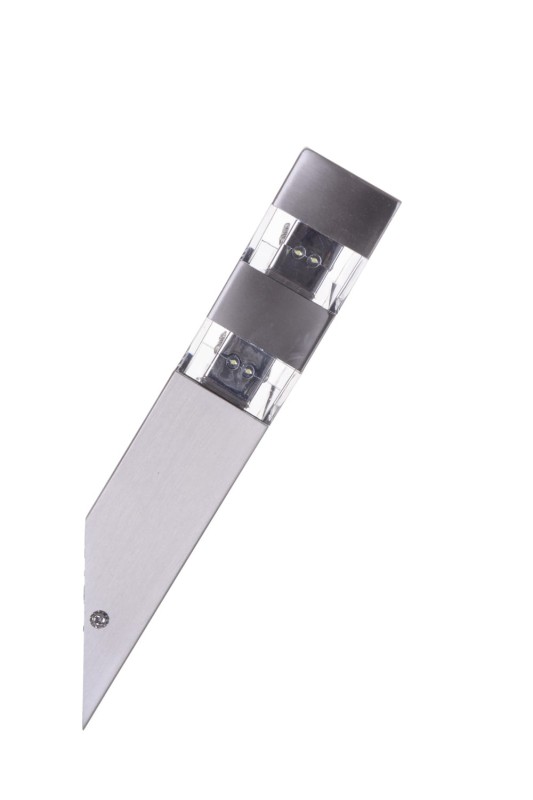EVAN LED inox kinkiet ściana 2,4W 4000K 230V IP44