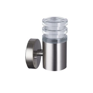 BEN-K1 LED inox lampa ścienna ogrodowa zewnętrzna kinkiet stal szlachetna klosz akrylowy 1,2W  IP44 hurt