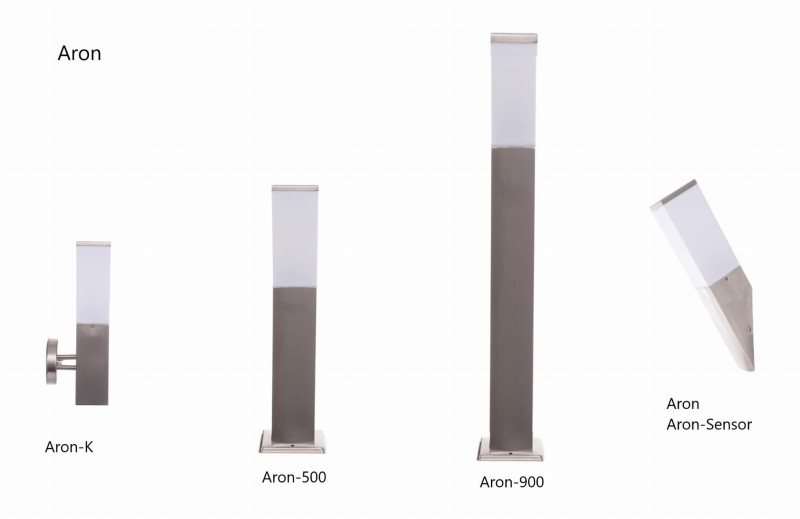 ARON-SENSOR inox lampa ogr.kinkiet
