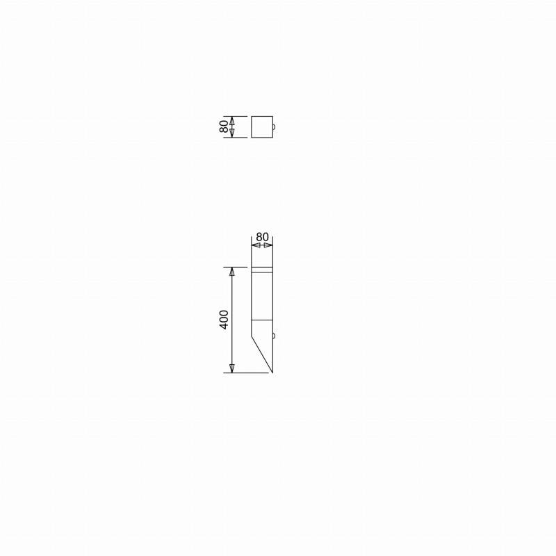ARON-SENSOR inox lampa ogr.kinkiet
