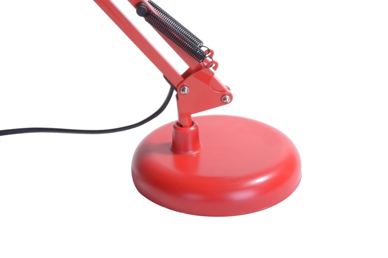 MT-503 czerwony lampka biurkowa podstawa/klips lof