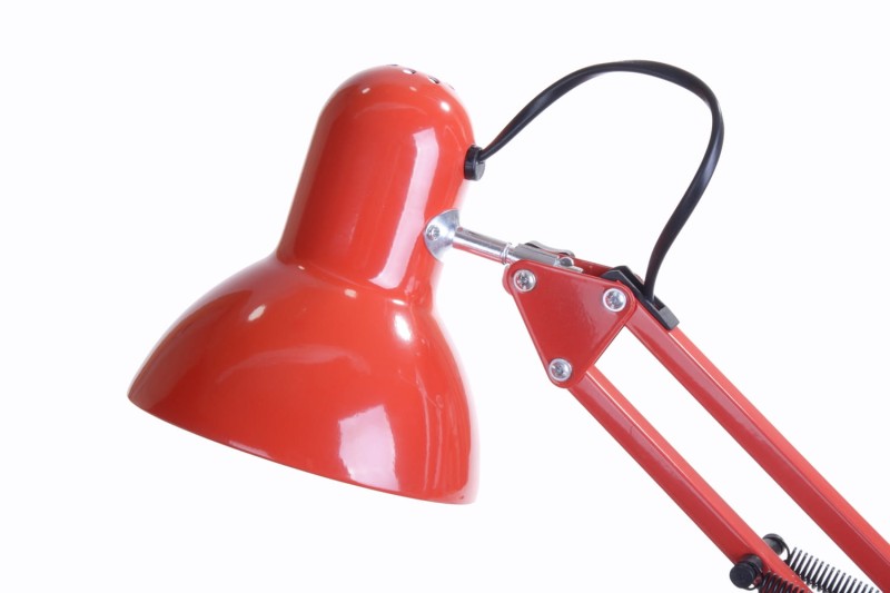 MT-503 czerwony lampka biurkowa podstawa/klips lof