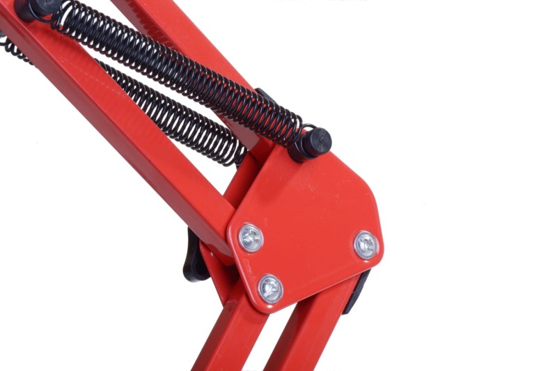 MT-503 czerwony lampka biurkowa podstawa/klips lof