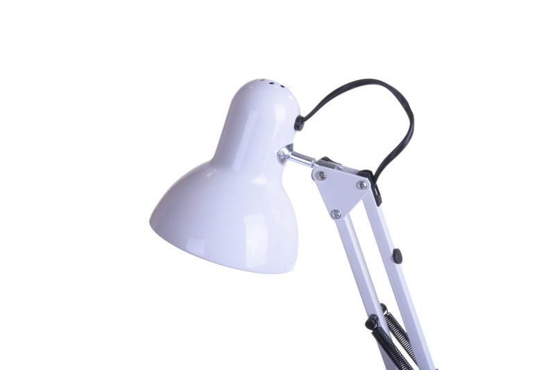 MT-503 biała lampka biurkowa podstawa/klips loft