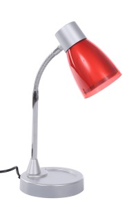 DSL-715 czerwona lampa biurkowa 1xE14