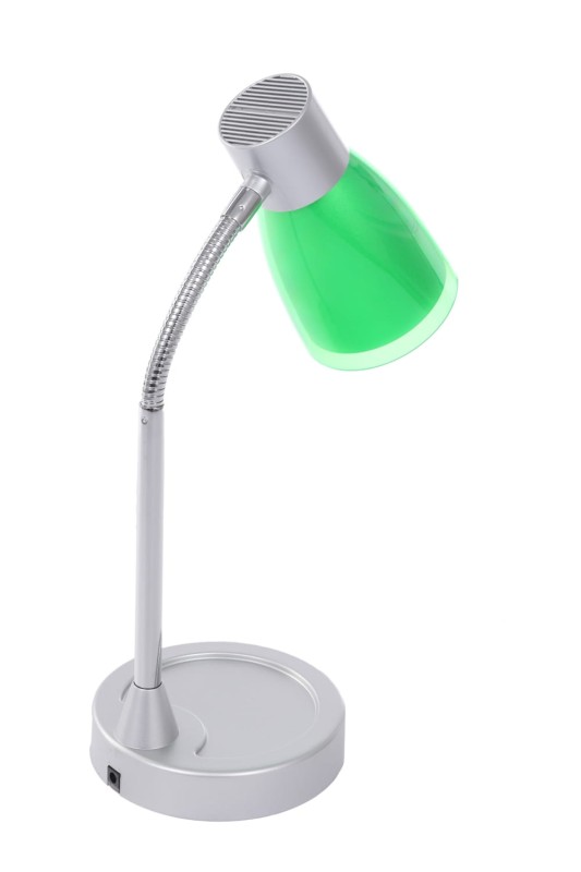DEL-915 zielona LED 3W 300 lm  lampa biurkowa