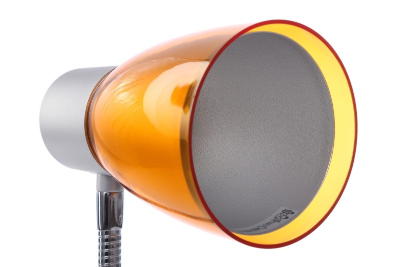 DEL-915 pomarańczowa LED 3W 300 lm lampka biurkowa