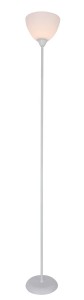 FAGO WH biała lampa podłogowa stojąca klosz ABS 1xE27  Ø 22cm  ↕178cm hurt