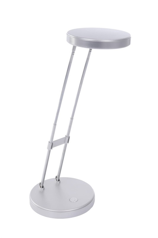 DEL-746 LED 3W 6000K srebrna lampa biurkowa