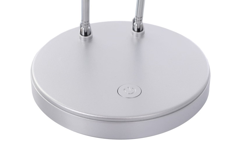 DEL-746 LED 3W 6000K srebrna lampa biurkowa