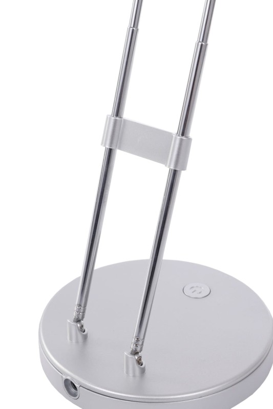 DEL-746 LED 3W 6000K srebrna lampa biurkowa