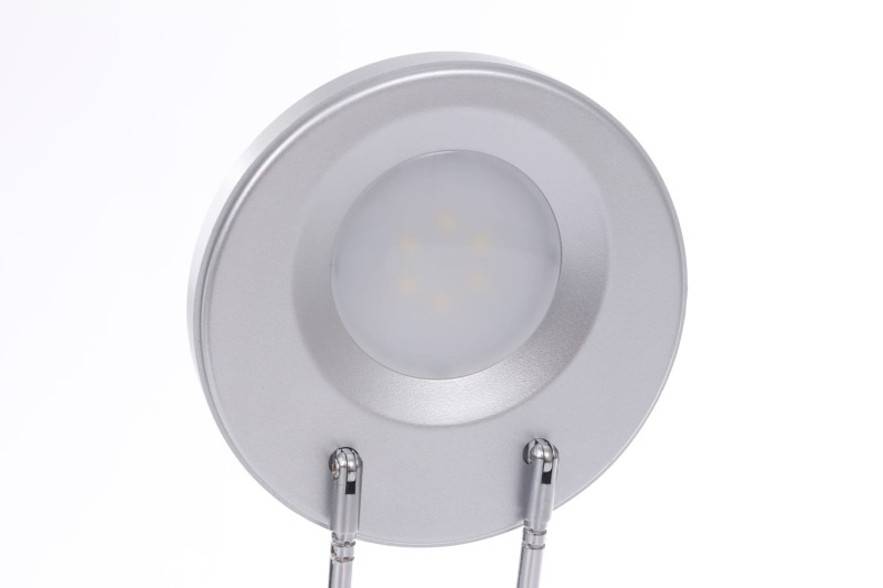 DEL-746 LED 3W 6000K srebrna lampa biurkowa