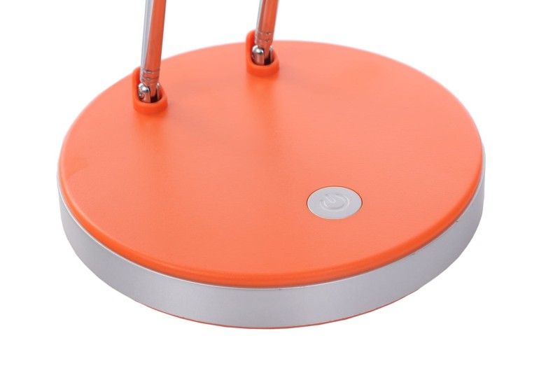 DEL-746 LED 3W 6000K pomarańczowa lampa biurkowa