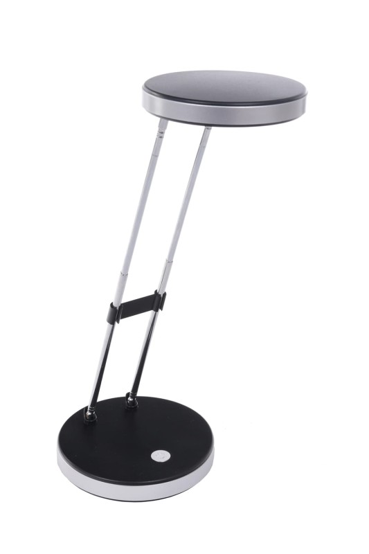 DEL-746 LED 3W 6000K czarna lampa biurkowa