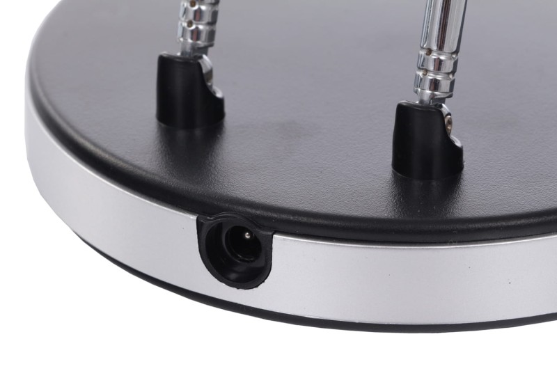 DEL-746 LED 3W 6000K czarna lampa biurkowa
