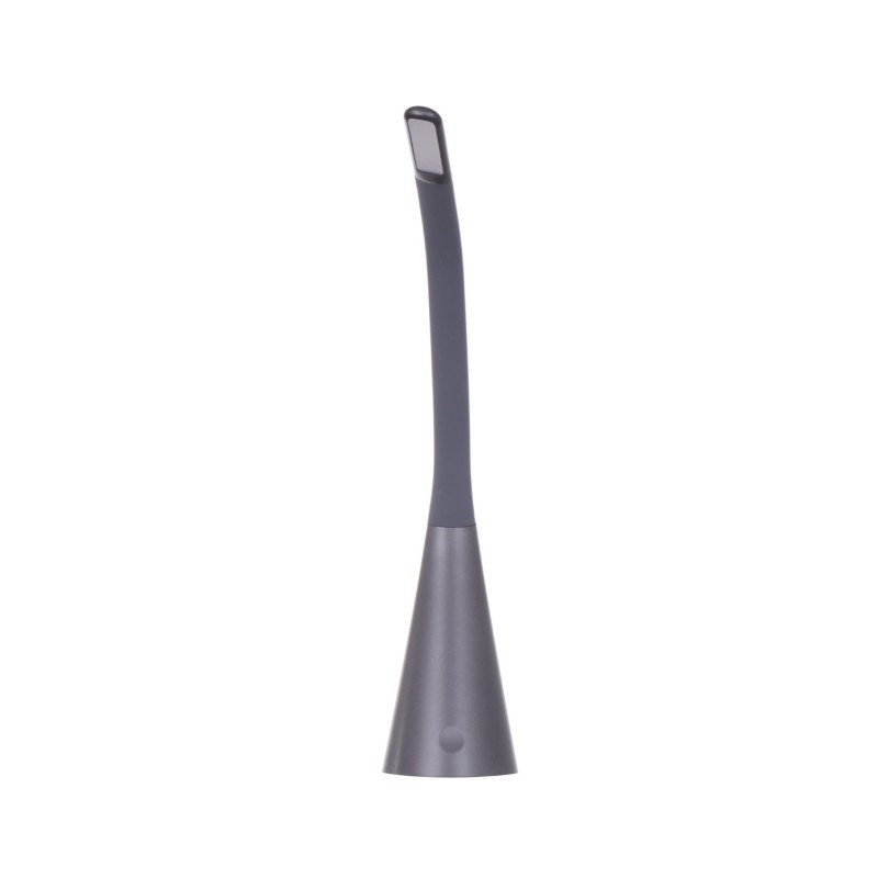 DEL-1511 LED 3W 6500K szary metalic lampka biurko