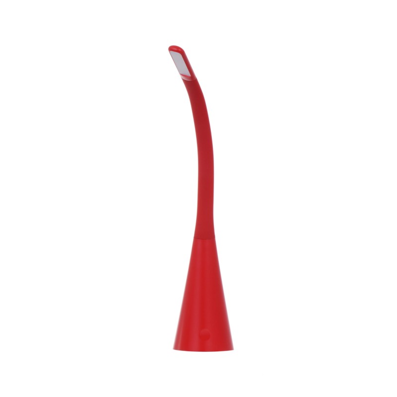 DEL-1511 LED 3W 65000K czerwony mat lampka biurko