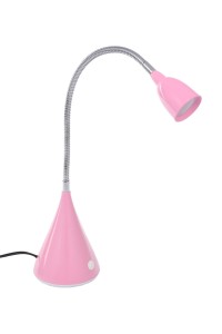 DEL-1415  LED 2,5W 6500K różowa lampa biurkowa DLA DZIEWCZYNKI !