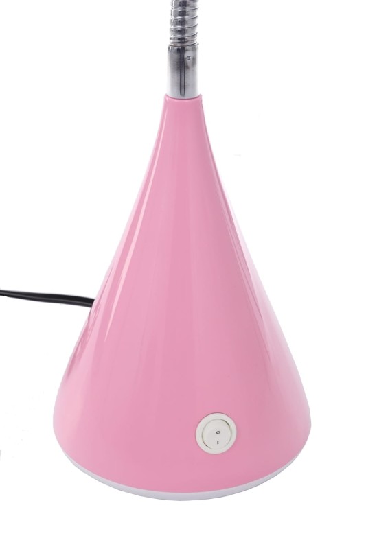 DEL-1415  LED 2,5W 6500K różowa lampa biurkowa