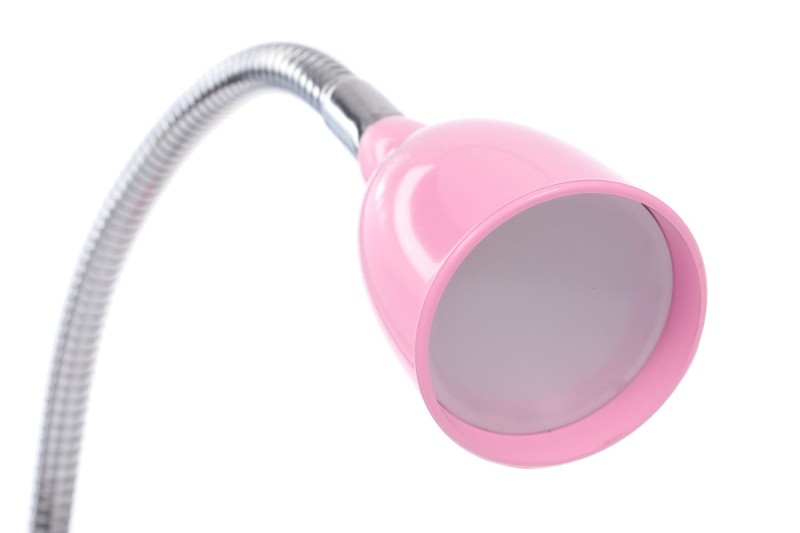DEL-1415  LED 2,5W 6500K różowa lampa biurkowa
