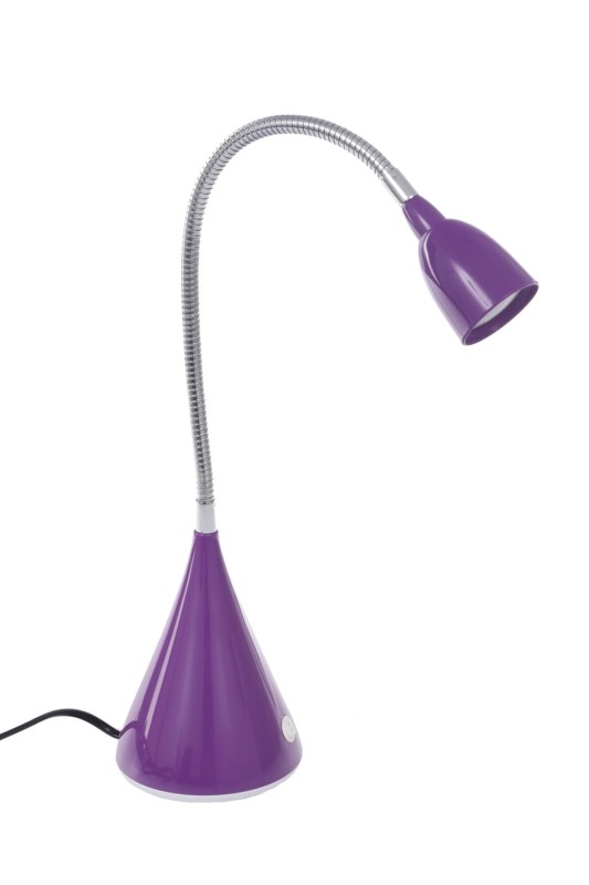 DEL-1415  LED 2,5W 6500K fiolet lampa biurkowa