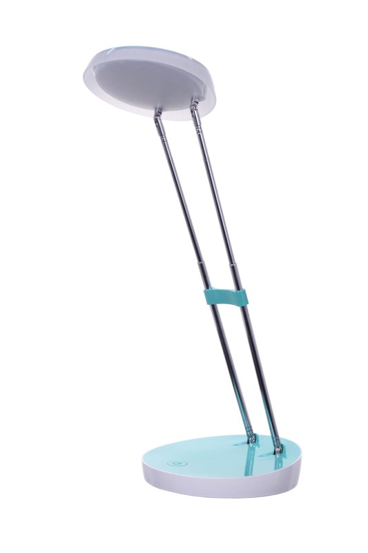 DEL-1308  LED 2,5W 6500K turkus lampka biurkowa