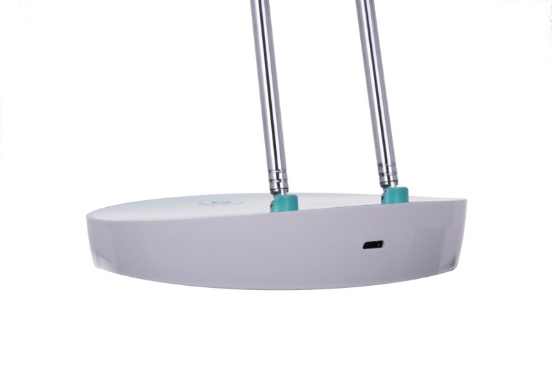 DEL-1308  LED 2,5W 6500K turkus lampka biurkowa