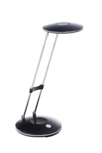 DEL-1306  LED 2,5W 6500K czarna lampka biurkowa