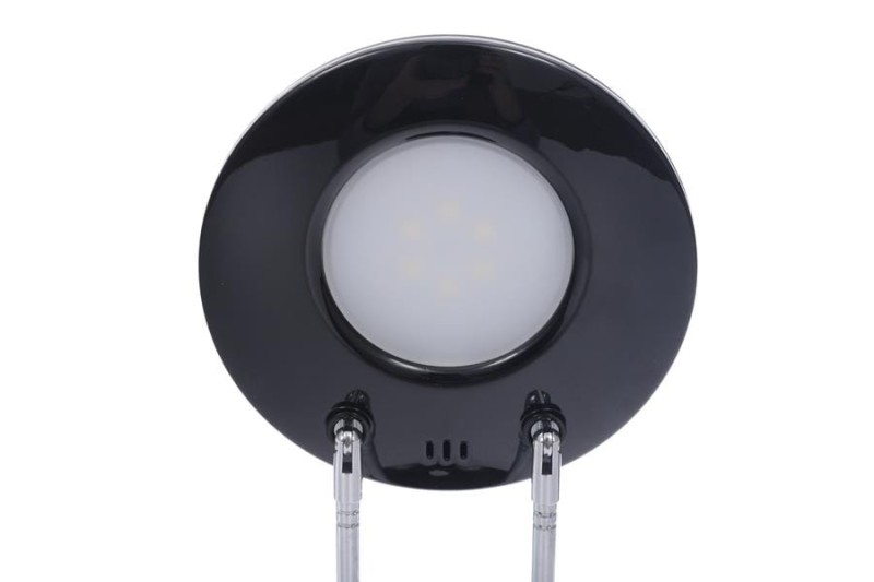 DEL-1306  LED 2,5W 6500K czarna lampka biurkowa