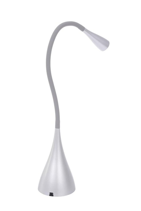 DEL-1211  LED 3W 6500K srebrna lampa biurkowa hurt