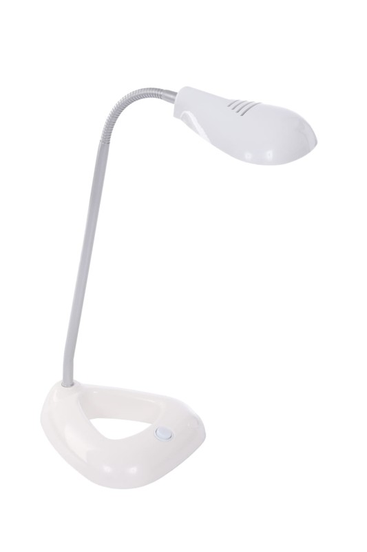 DEL-1128 LED 3W 6500K  biała lampka biurkowa hurt