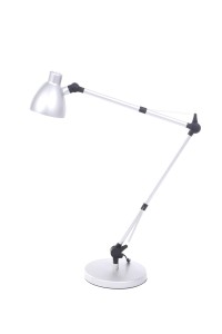 DEL-1042 LED 3W 6500K srebrna lampa biurkowa