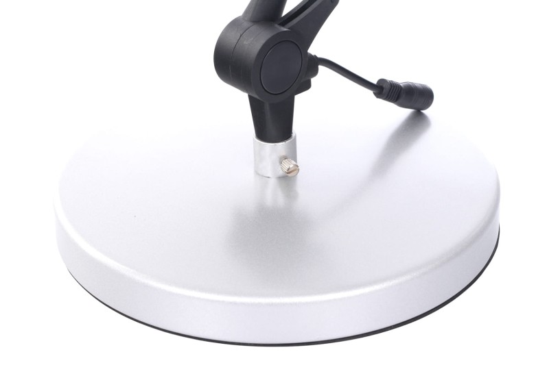 DEL-1042 LED 3W 6500K srebrna lampa biurkowa