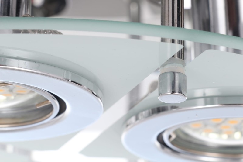 SANTIAGO-5 lampa plafon LED GU10 5x6W b.ciepła