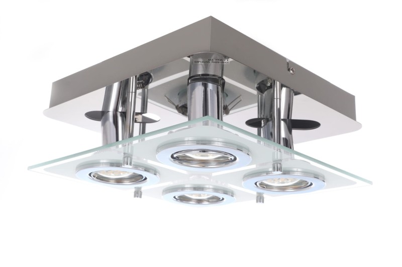 SANTIAGO-4 lampa plafon  LED GU10 4x6W b.ciepła