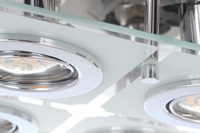 SANTIAGO-4 lampa plafon  LED GU10 4x6W b.ciepła