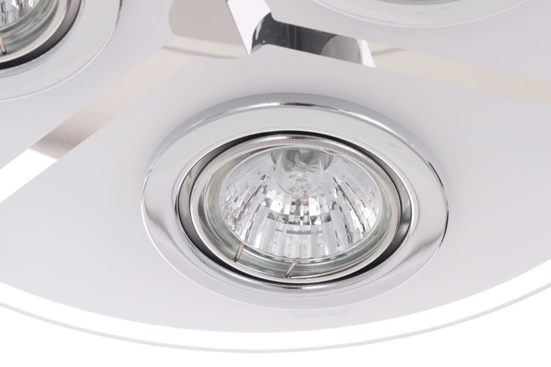 SANTIAGO-3 lampa plafon LED GU10 3x6W b.ciepła